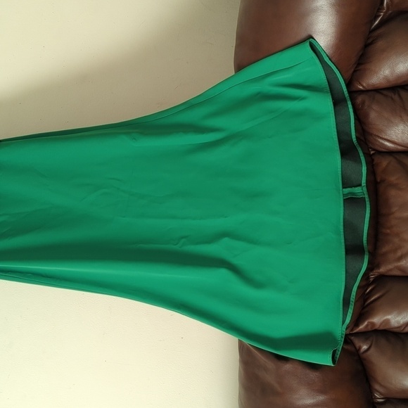 HP. BCBGMAXAZRIA Gown Annely One Shoulder Peplum Gown - Picture 6 of 14